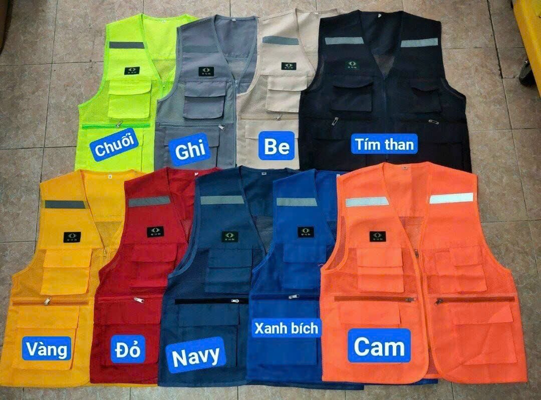 Áo gile các màu